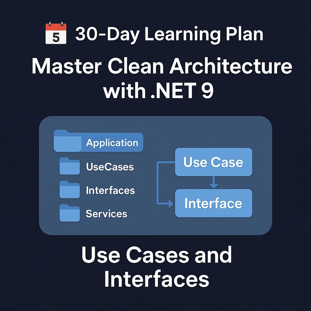 π
30-Day Learning Plan β Master Clean Architecture with .NET 9
