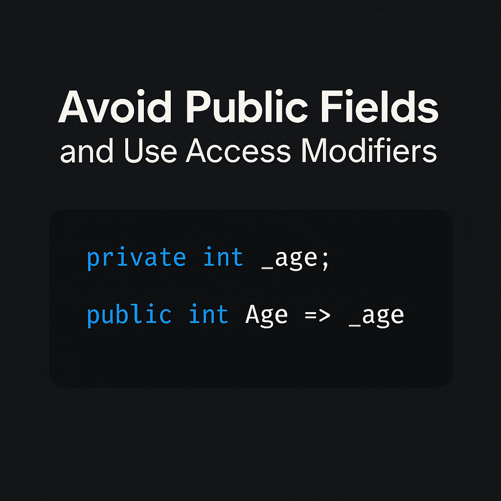 Stop Exposing Your Fields in C#! Protect Your Code the Right Way